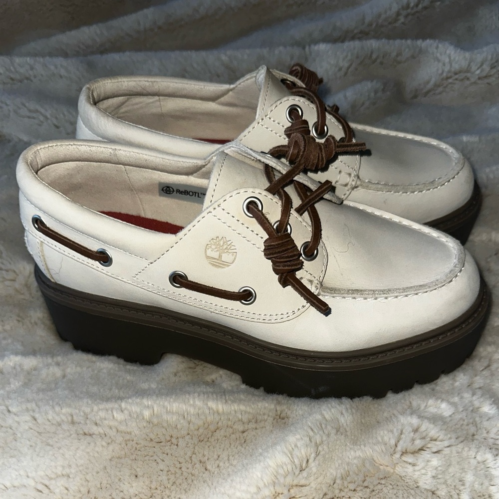 Timberland Women's Stone Street Platform Boat Shoe - Picture 3 of 6